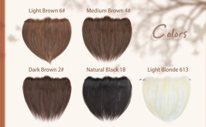 Meiverah Human Hair Hand-tied Frontal Hairline with Adjustable Fishing Line (1B Natural Black, 14") Secure & Sterdy Need No Glue 