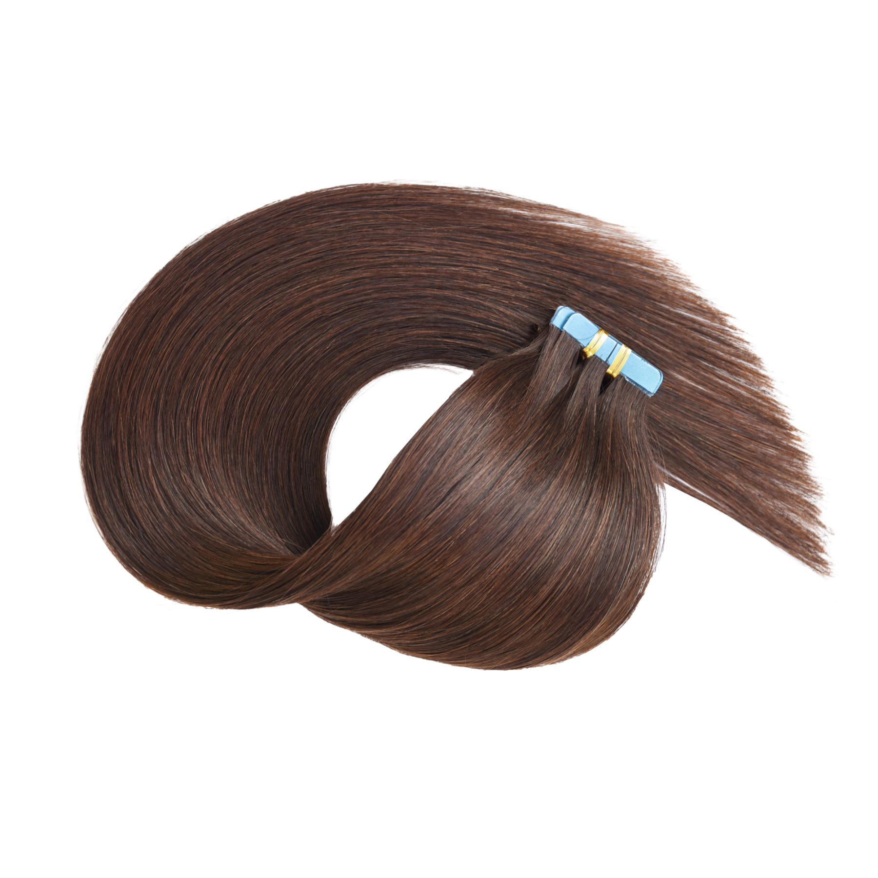 Meiverah Tape In Hair Extensions 20Pcs/50g Tape Ins Natural Remy Human Hair (#3)