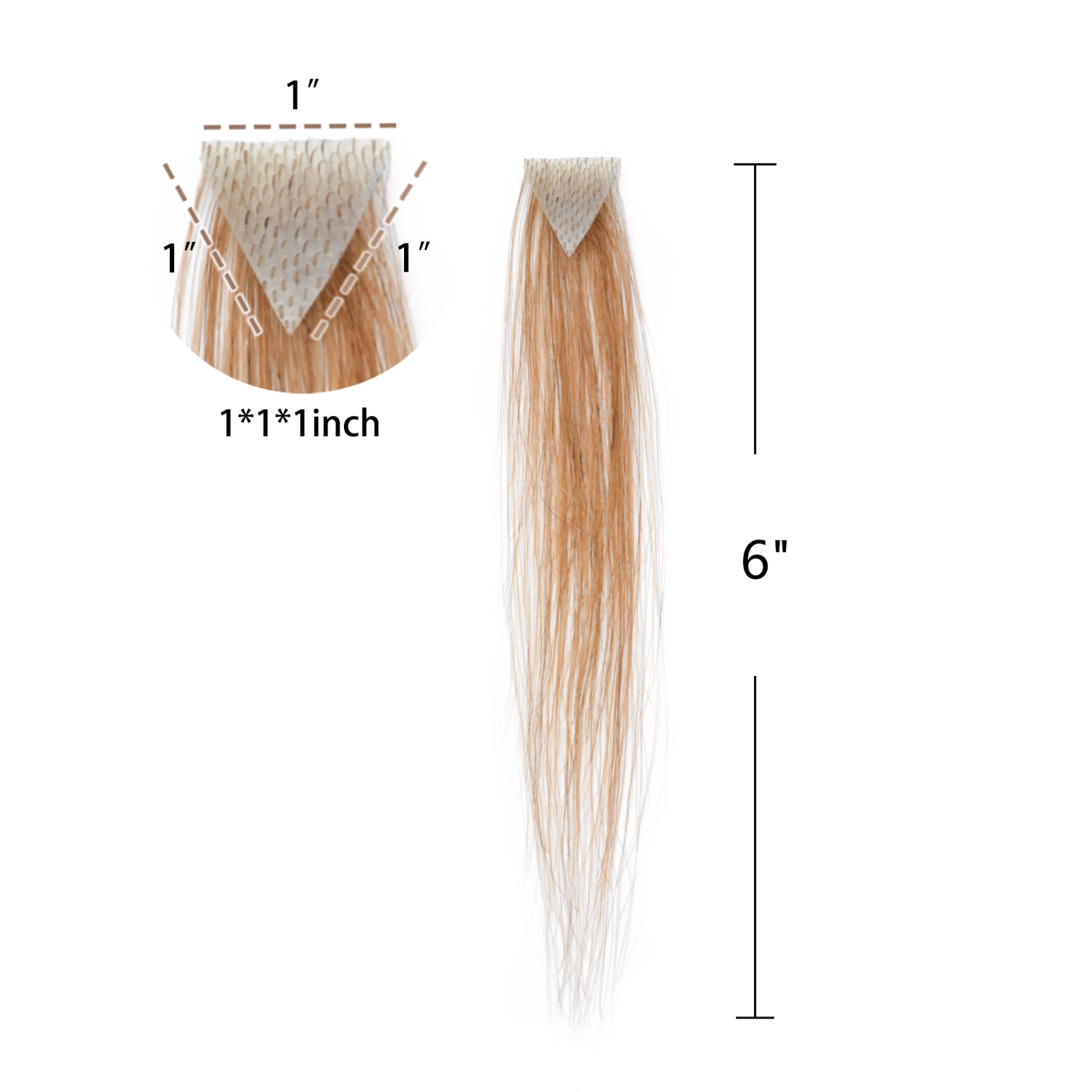 Meiverah Triangular alopecia Balding Spot Accidental Burns Scar Hair Replacement for women Hairline Loss Straight Tape in Replacement Toupee 2PC (30#)