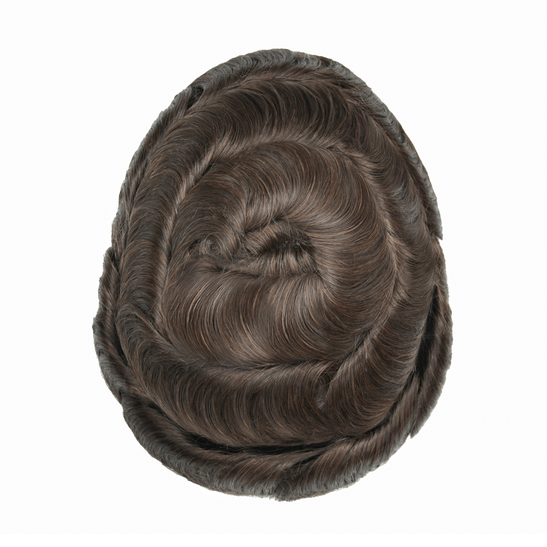 Meiverah Natural-Looking Handmade Men's Top Wig - BD Style (4 Color)