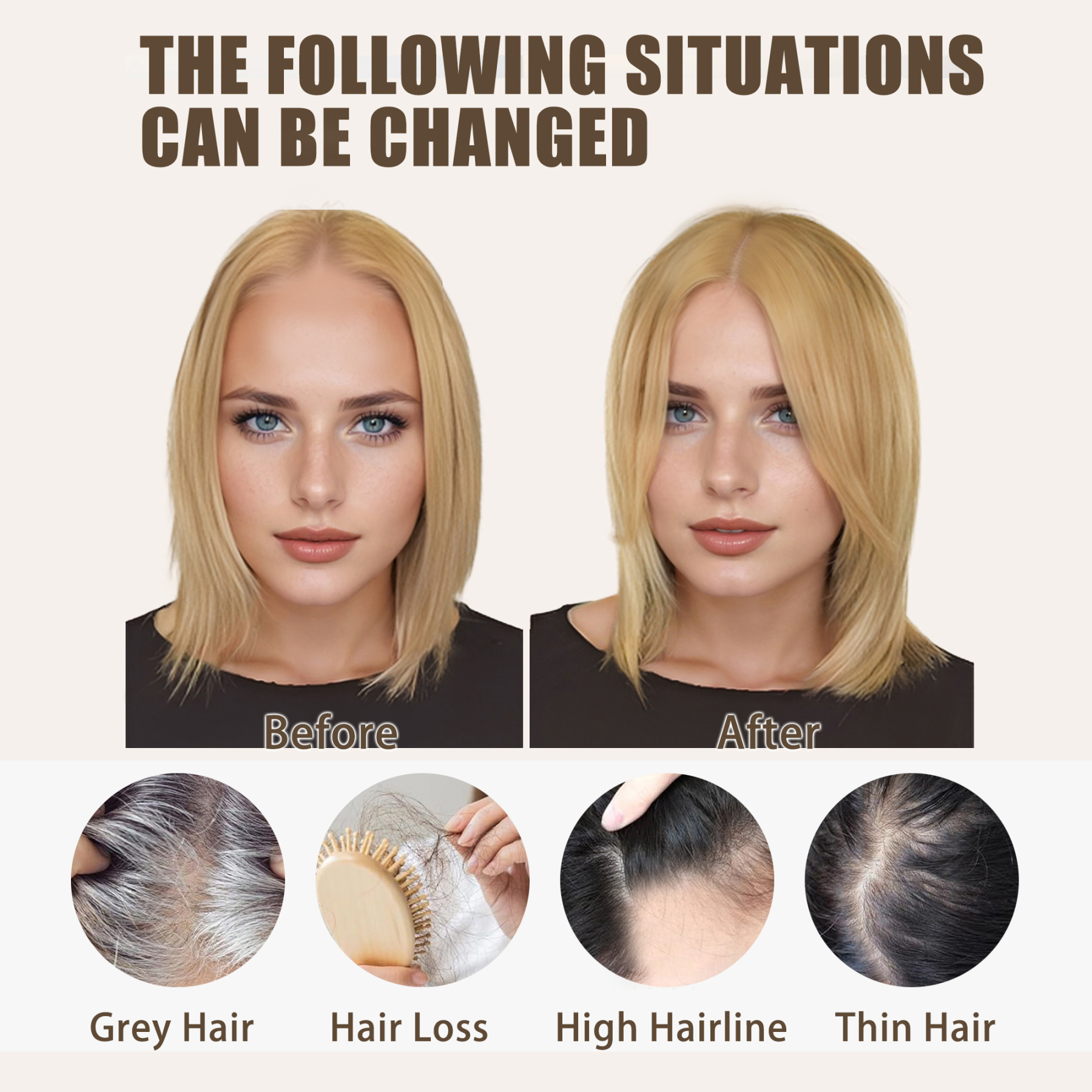 Meiverah Real Human Hair Swiss Mono Base Hand-tied Topper NO Bangs-Clip-In Thick Hairpiece for Women  (#30 Copper Red)