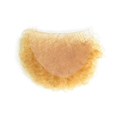 Meiverah Hair Fake Private Hair Handmade Biniki Hair Temprature Fiber Body Hair Adding Hair Volume (Light Brown)