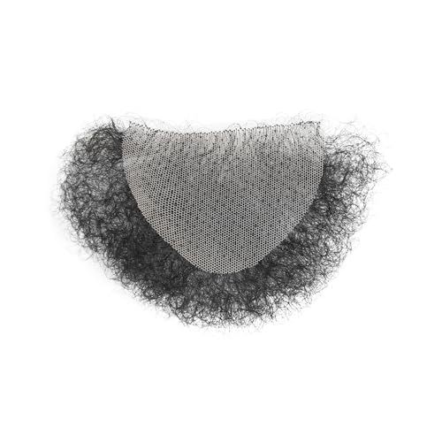 Meiverah Hair Fake Private Hair Handmade Biniki Hair Temprature Fiber Body Hair Adding Hair Volume (Natural Black)