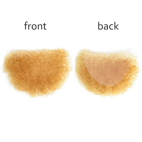 Meiverah Hair Fake Private Hair Handmade Biniki Hair Temprature Fiber Body Hair Adding Hair Volume (Light Brown)