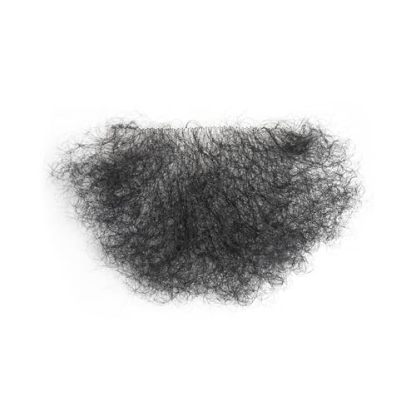 Meiverah Hair Fake Private Hair Handmade Biniki Hair Temprature Fiber Body Hair Adding Hair Volume (Natural Black)