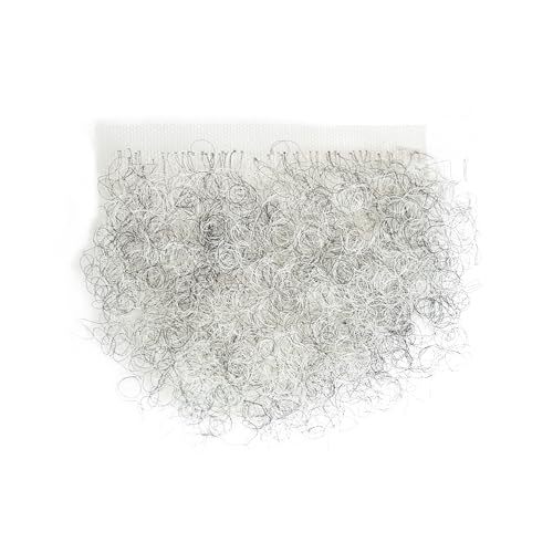 Meiverah Hair Fake Private Hair Handmade Biniki Hair Temprature Fiber Body Hair Adding Hair Volume (Pepper Salt )