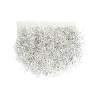 Meiverah Hair Fake Private Hair Handmade Biniki Hair Temprature Fiber Body Hair Adding Hair Volume (Pepper Salt )