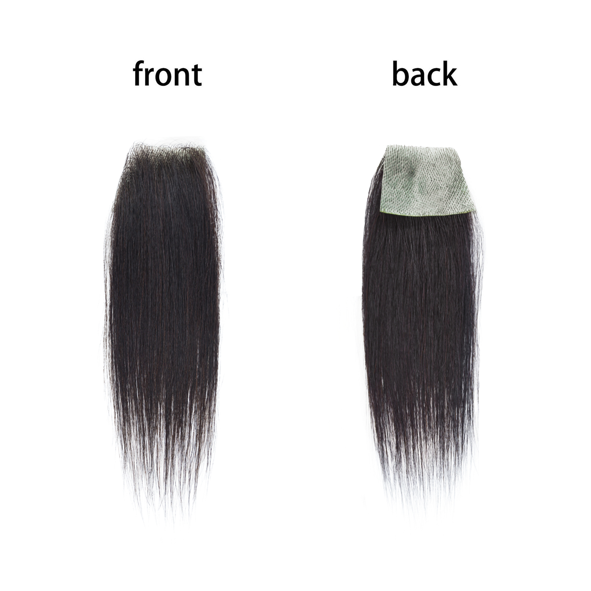 Meiverah Hair scar human hair replacement Accidental burns without hair for men Hairline Loss Straight Tape in Replacement Toupee (Natural Black)