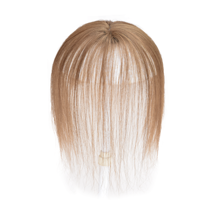 Meiverah Hair Clip in Bangs Real Human Hair with high cranial top for volume Light and airy French bangs for women Clip On Air Bangs for Daily Wear (6#)