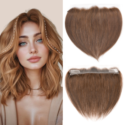 Meiverah Fishing Line Hand-Tied Mono Base Women's Hair System - Breathable, Realistic Hairline & Natural-Looking Hair Replacement（6#）