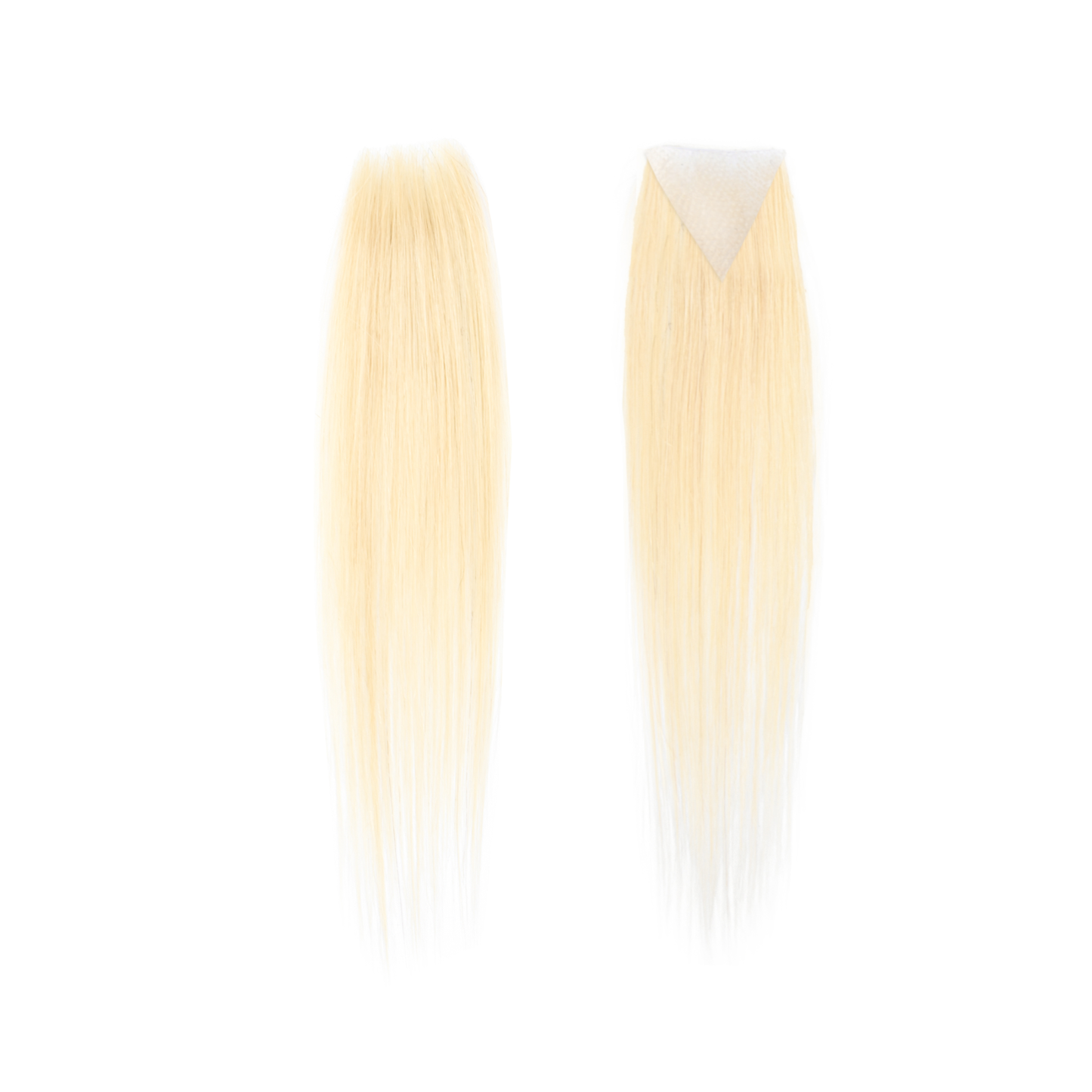 Meiverah Triangular alopecia Balding Spot Accidental Burns Scar Hair Replacement for women Hairline Loss Straight Tape in Replacement Toupee 2PC (613#)