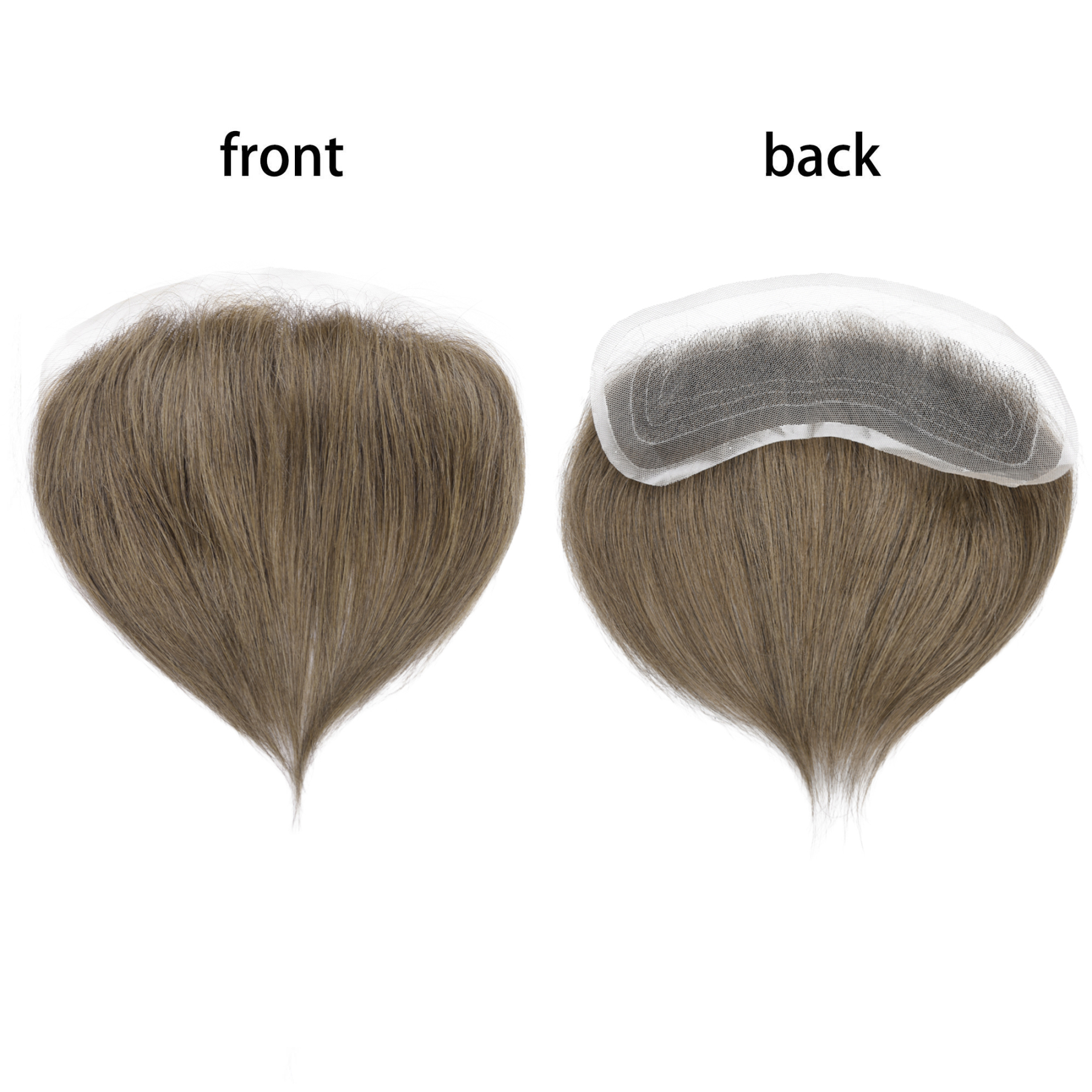 Meiverah Hand-Tied Mono Base Men's Hair System - Breathable, Realistic Hairline & Natural-Looking Hair Replacement（7#)