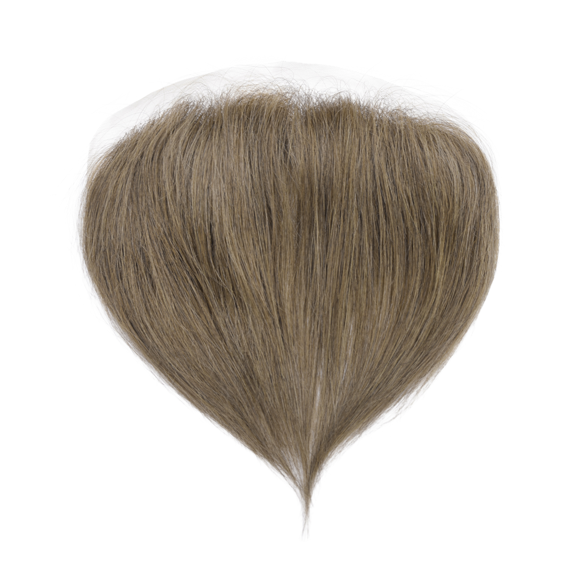 Meiverah Hand-Tied Mono Base Men's Hair System - Breathable, Realistic Hairline & Natural-Looking Hair Replacement（7#)