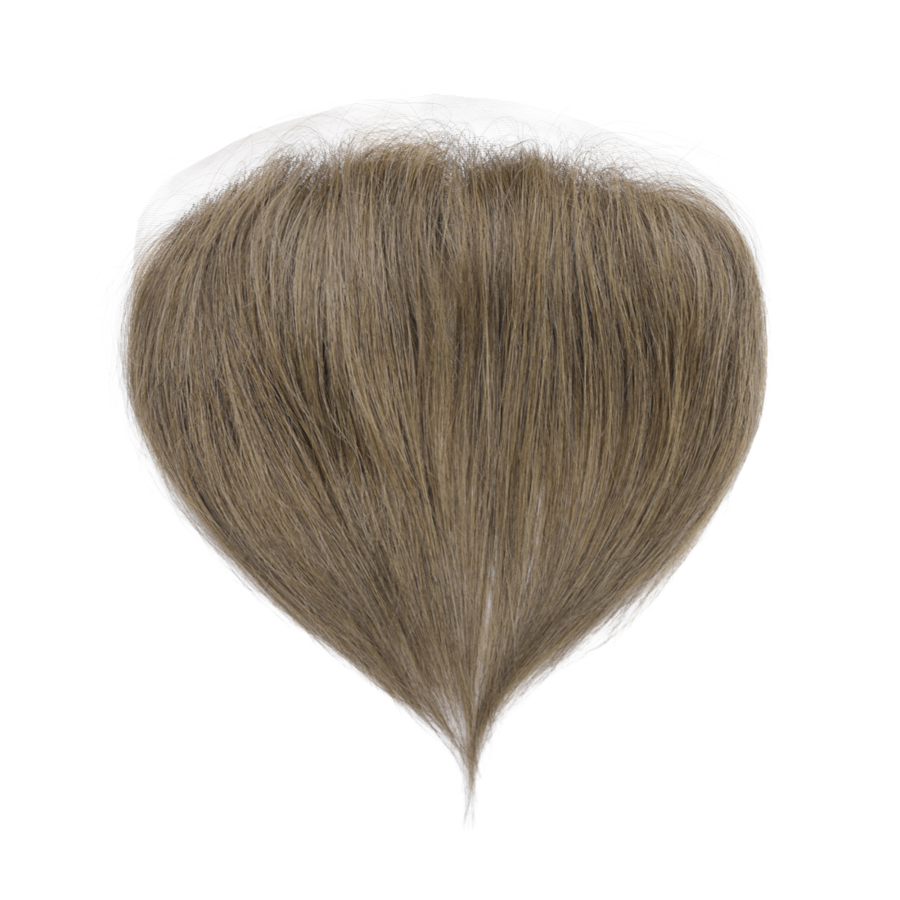 Meiverah Hand-Tied Mono Base Men's Hair System - Breathable, Realistic Hairline & Natural-Looking Hair Replacement（7#)