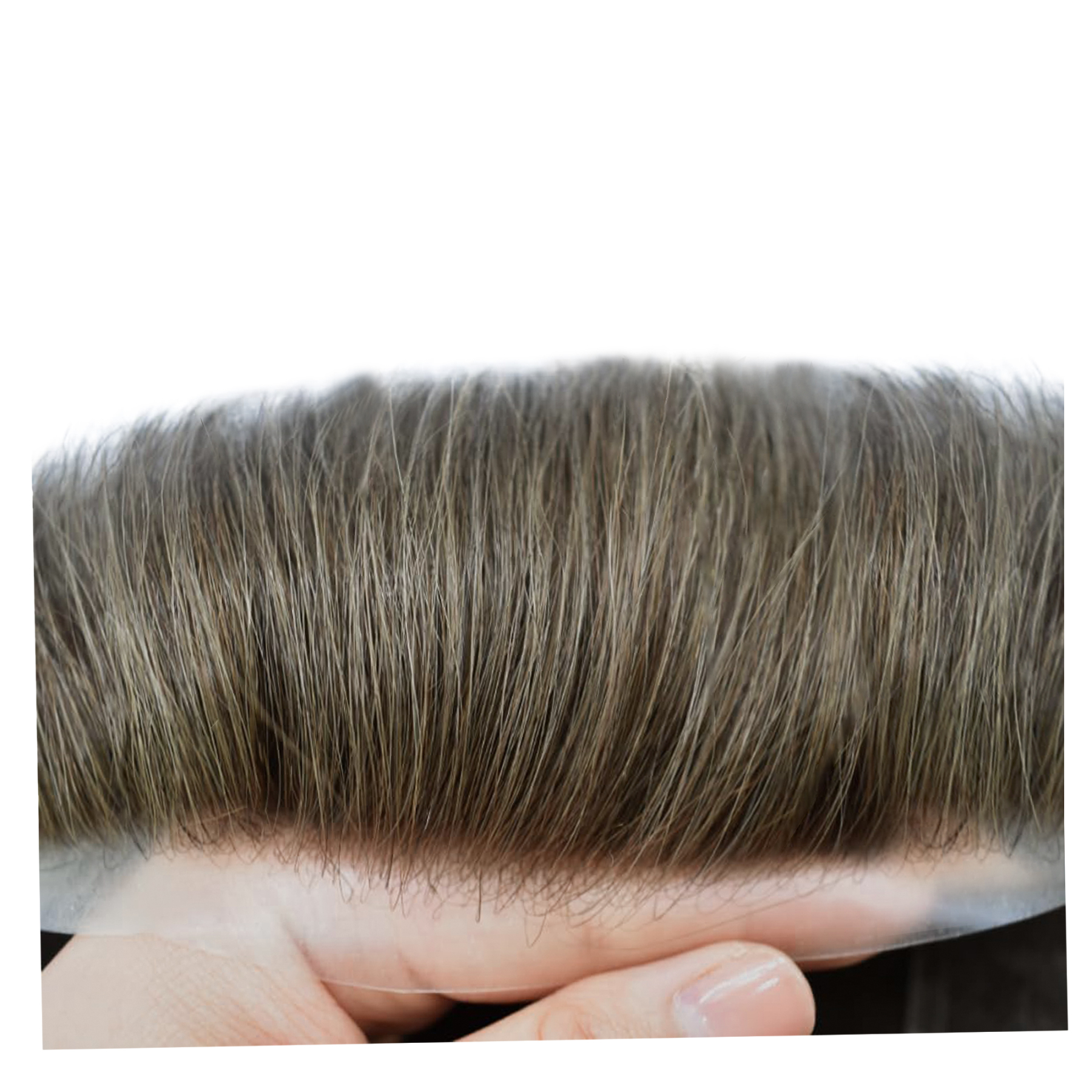 Meiverah Natural-Looking Handmade Men's Top Wig - AS Style (7# Color)