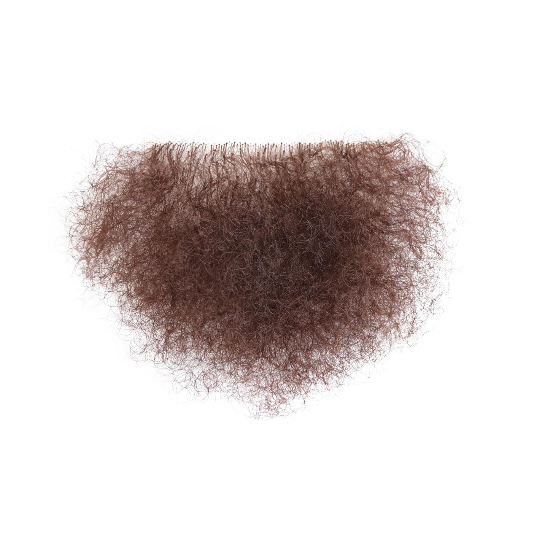 Meiverah Hair Fake Private Hair Handmade Biniki Hair Temprature Fiber Body Hair Adding Hair Volume (Dark Brown)