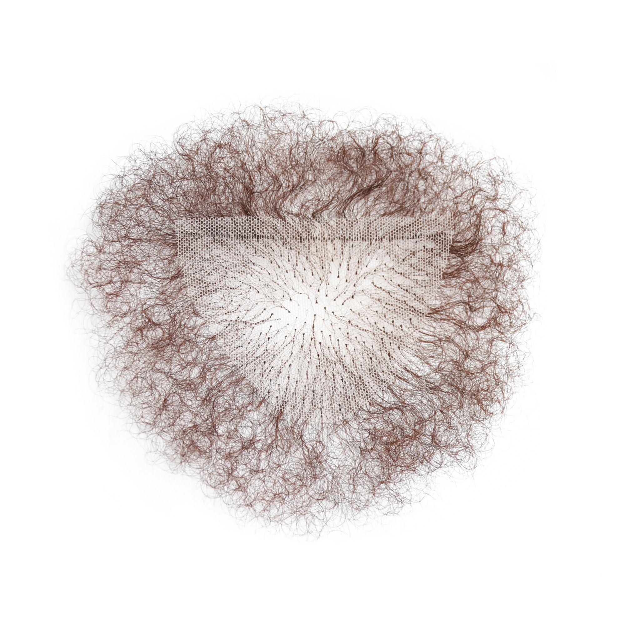 Meiverah Hair Handmade Men Fake Chest Hair Synthetic Hair Body Hair Adding Hair Volume Enhancement of Manliness(Dark Brown)