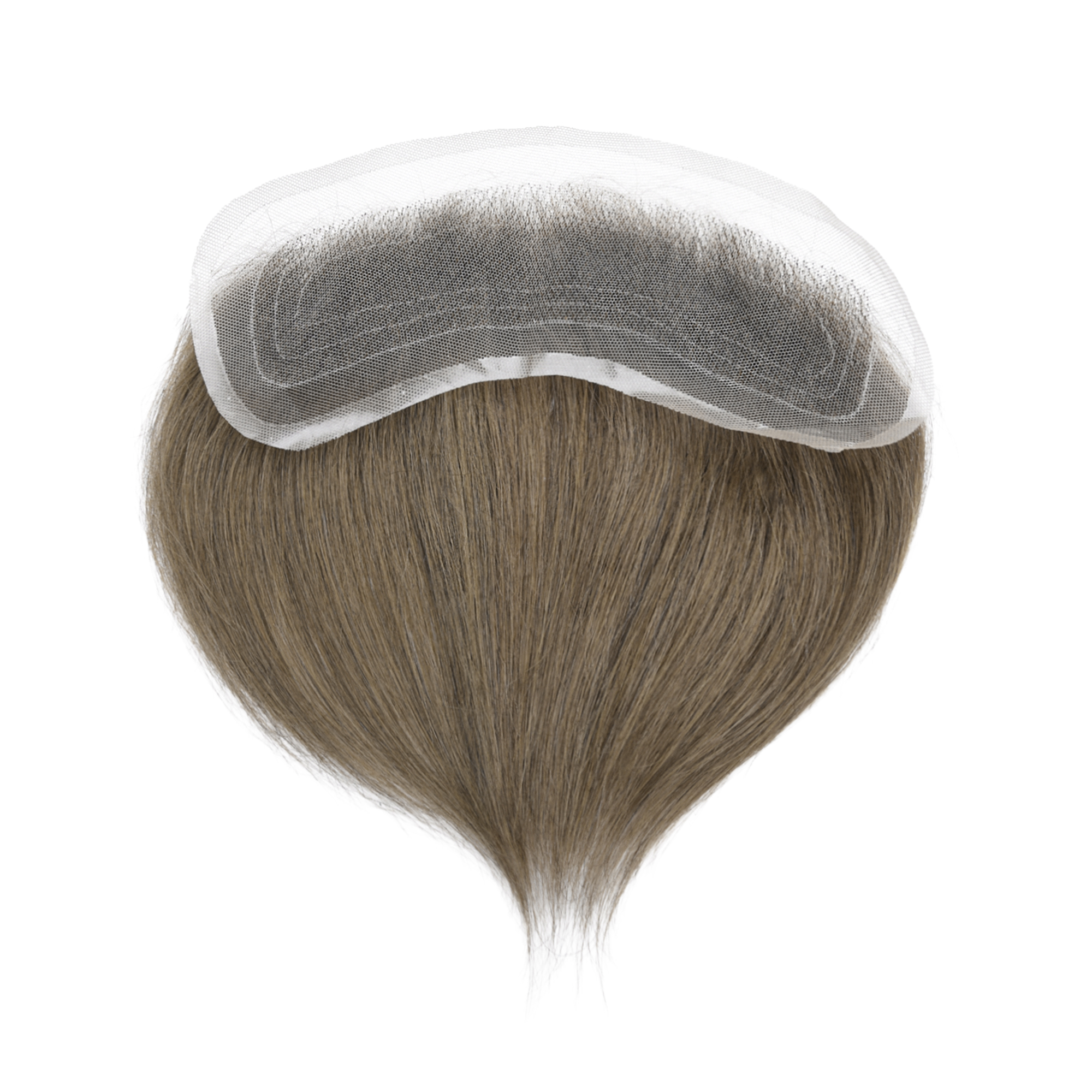 Meiverah Hand-Tied Mono Base Men's Hair System - Breathable, Realistic Hairline & Natural-Looking Hair Replacement（7#)