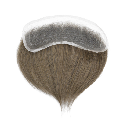 Meiverah Hand-Tied Mono Base Men's Hair System - Breathable, Realistic Hairline & Natural-Looking Hair Replacement（7#)