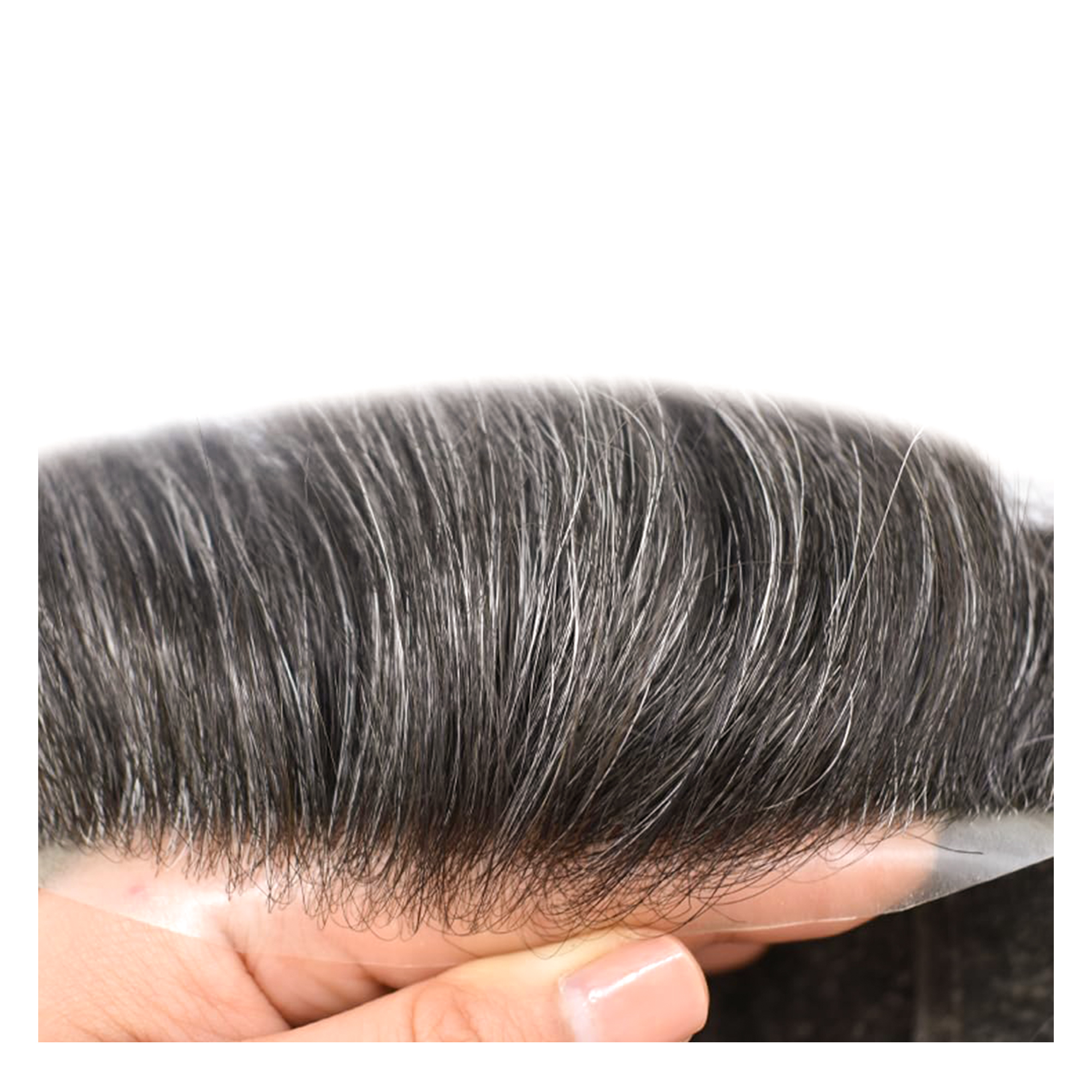 Meiverah Natural-Looking Handmade Men's Top Wig - BD Style (240 Color)