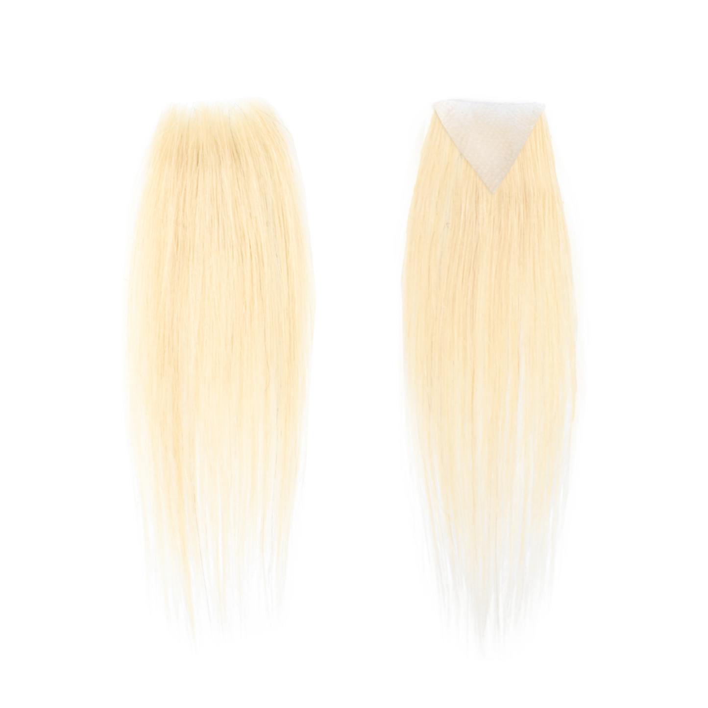 Meiverah Triangular alopecia Balding Spot Accidental Burns Scar Hair Replacement for women Hairline Loss Straight Tape in Replacement Toupee 2PC (613#)