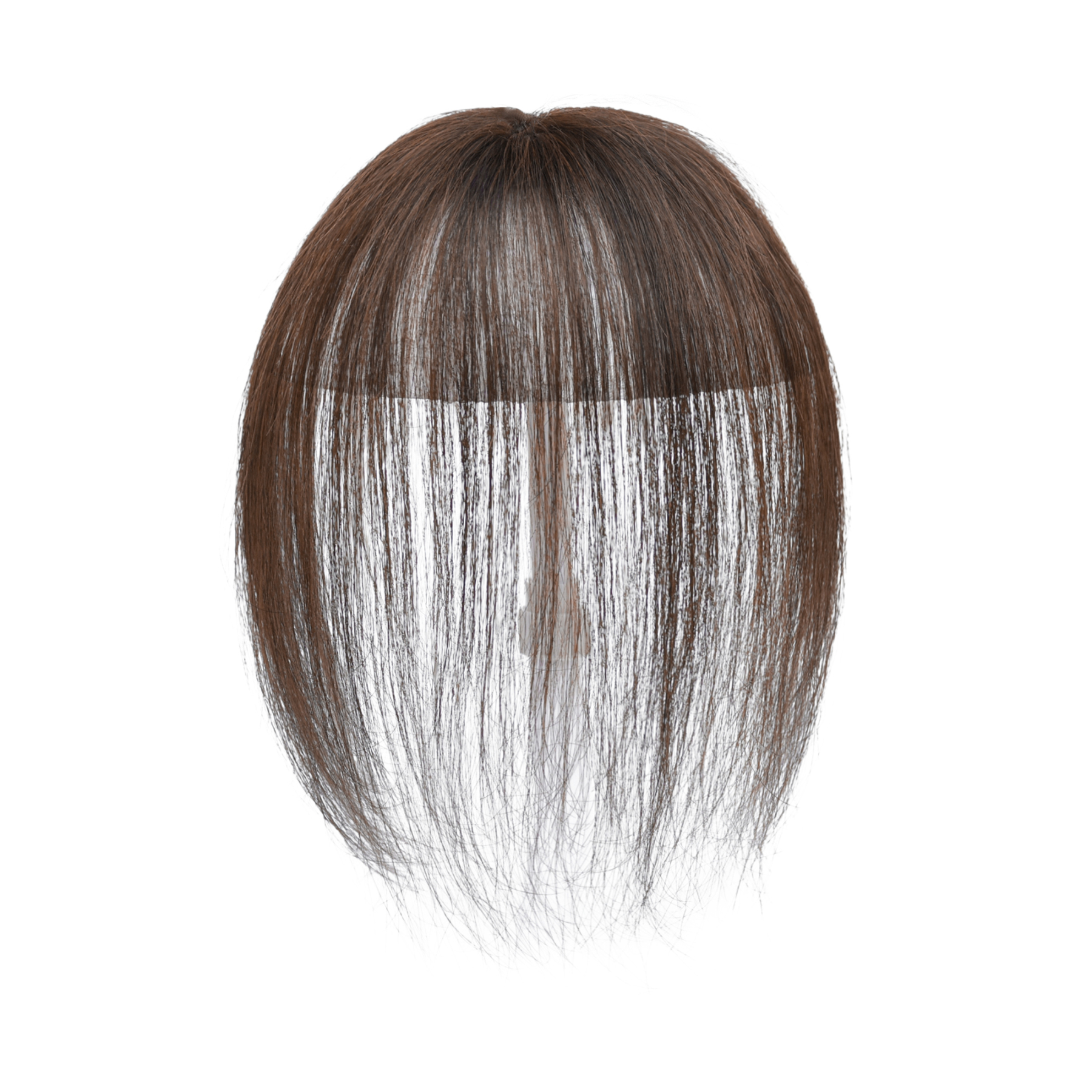 [Copy]Meiverah Hair Clip in Bangs Real Human Hair with high cranial top for volume Light and airy French bangs for women Clip On Air Bangs for Daily Wear (dark brown)