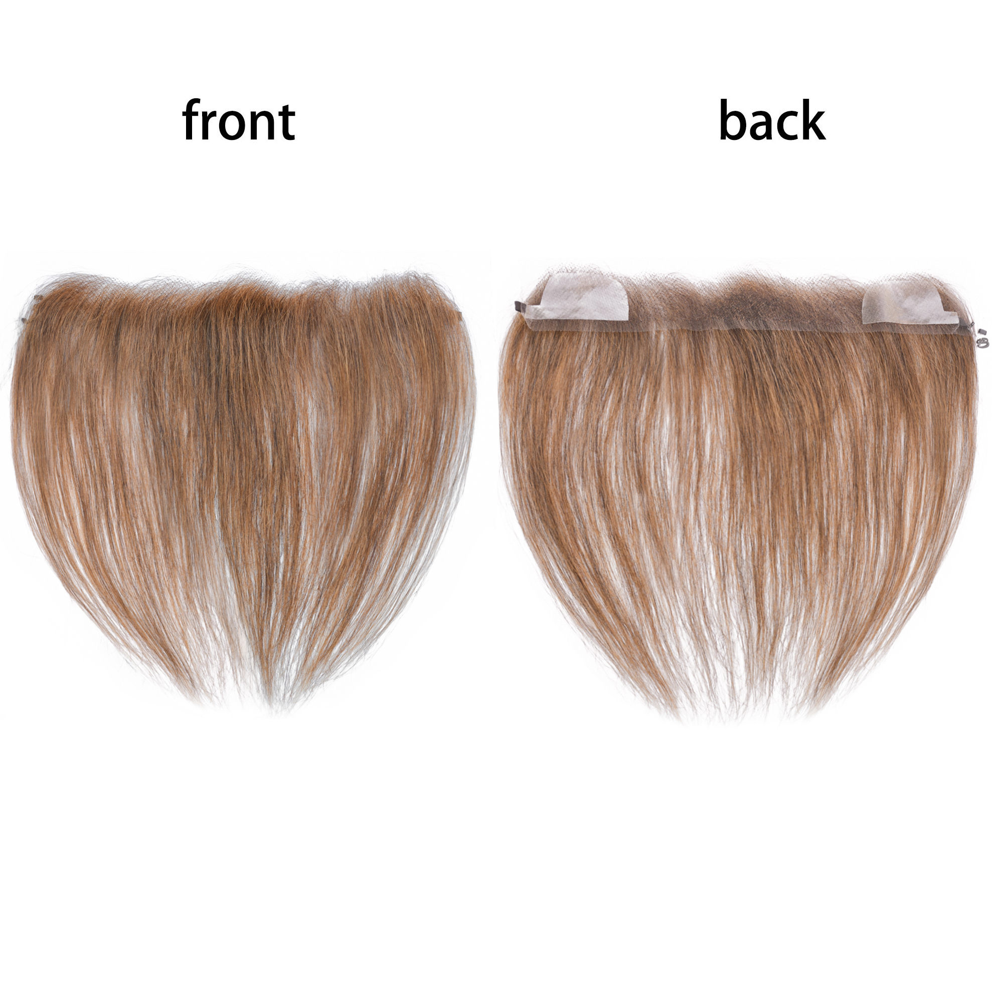 Meiverah Fishing Line Hand-Tied Mono Base Men's Hair System - Breathable, Realistic Hairline & Natural-Looking Hair Replacement（6#）