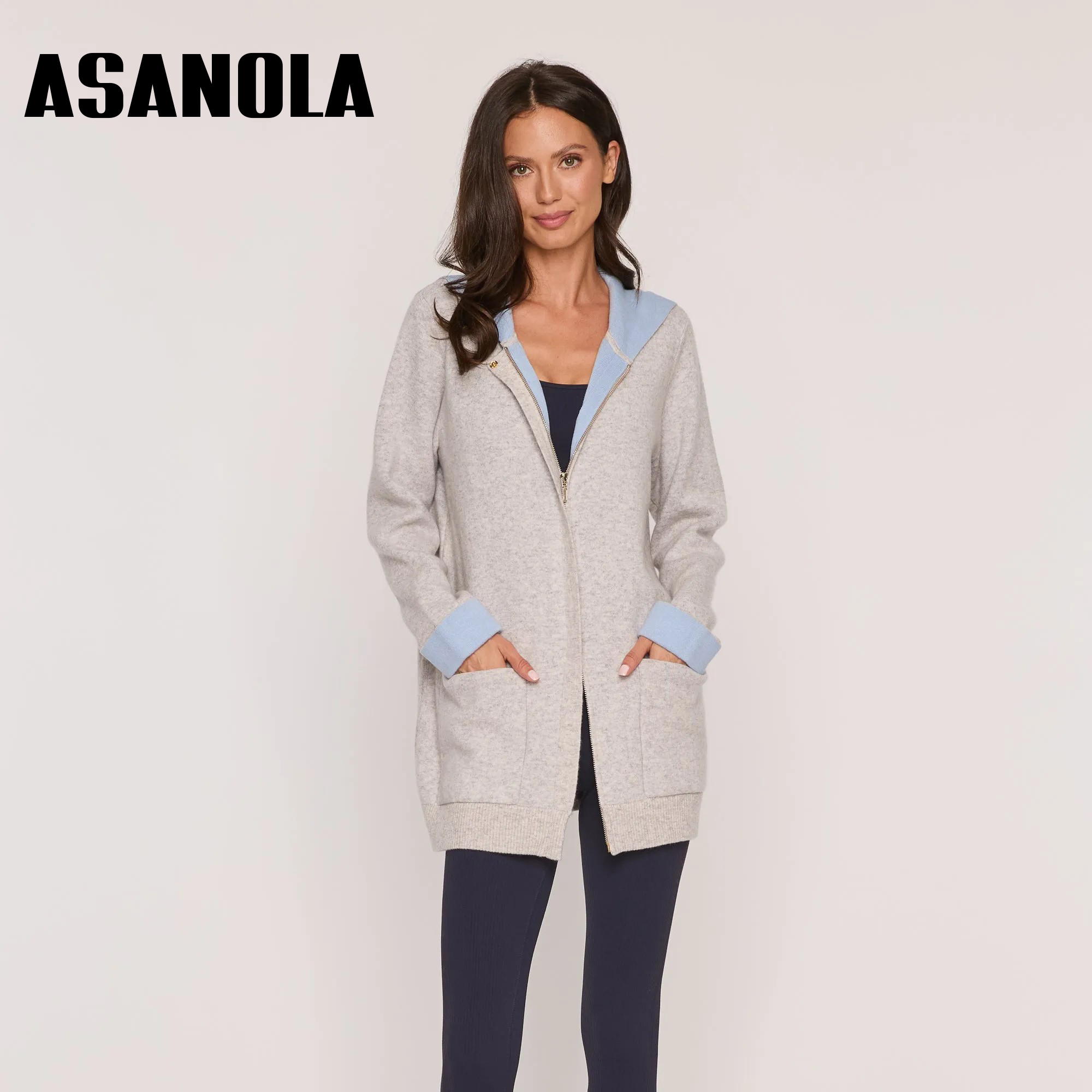Asanola Hooded Car Coat
