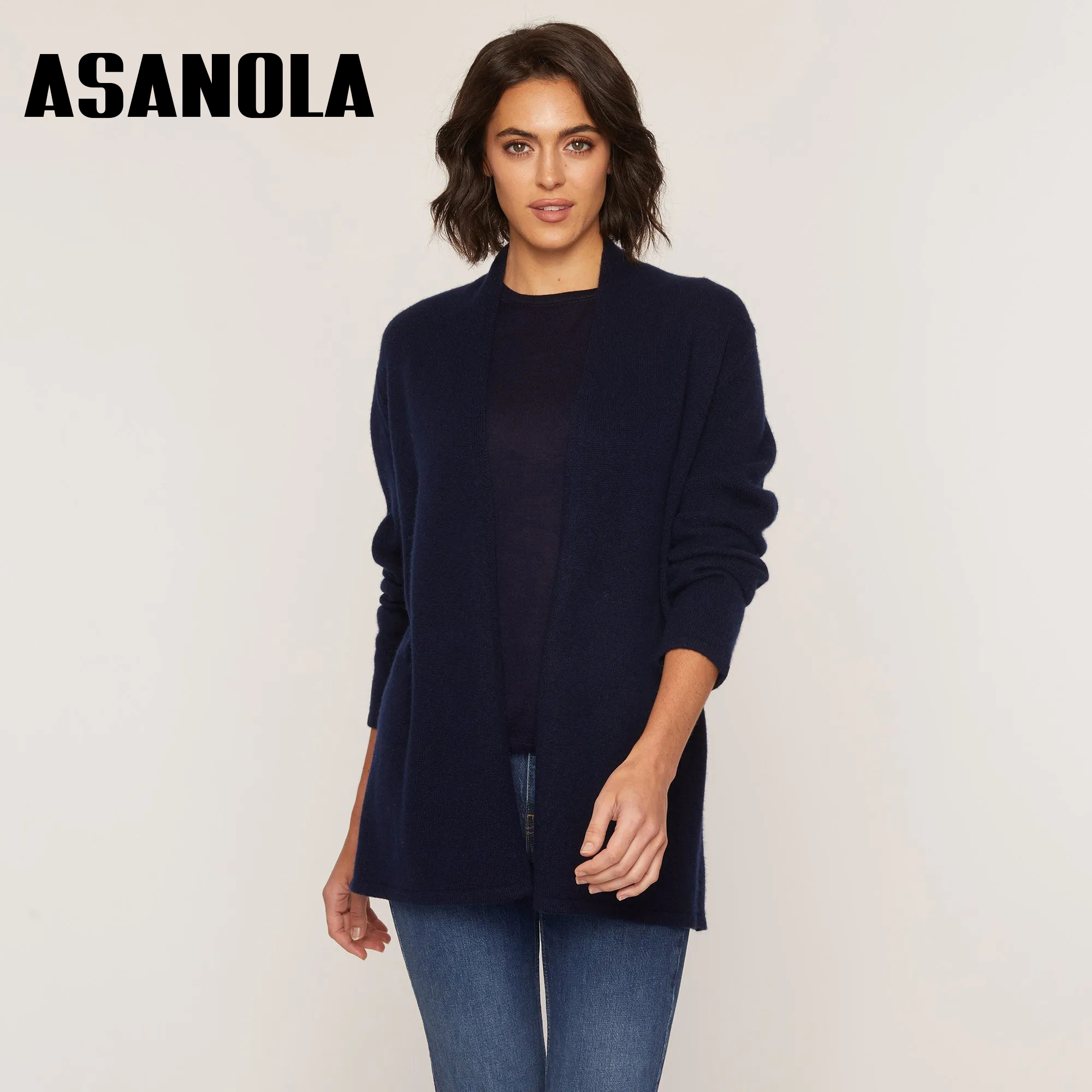 Asanola Everyday Open Cardigan