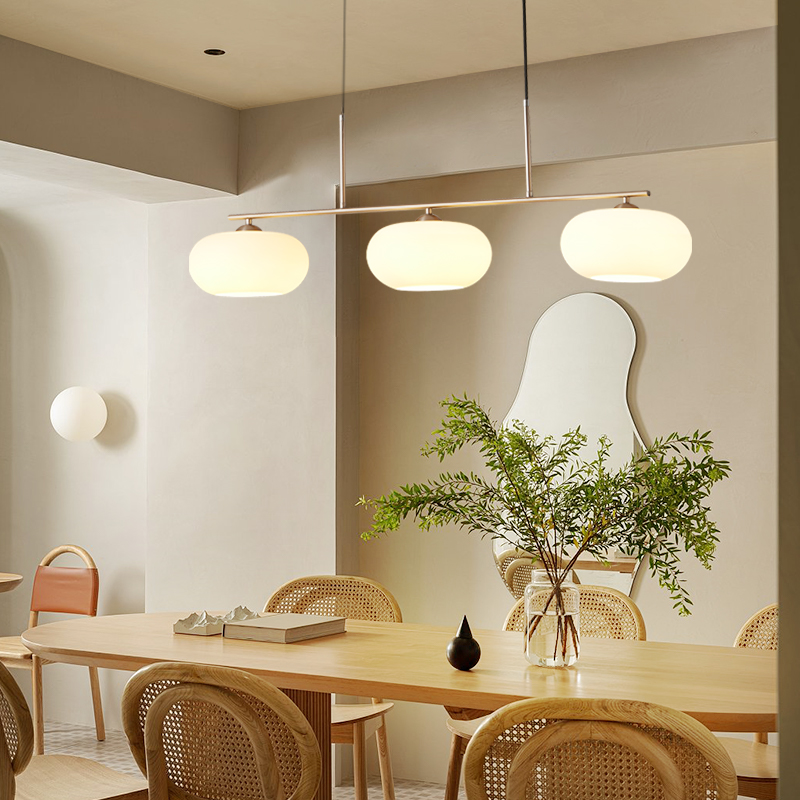 Hailie Multi Lámpara Colgante Moderna Vidrio/Metal Blanco Salón