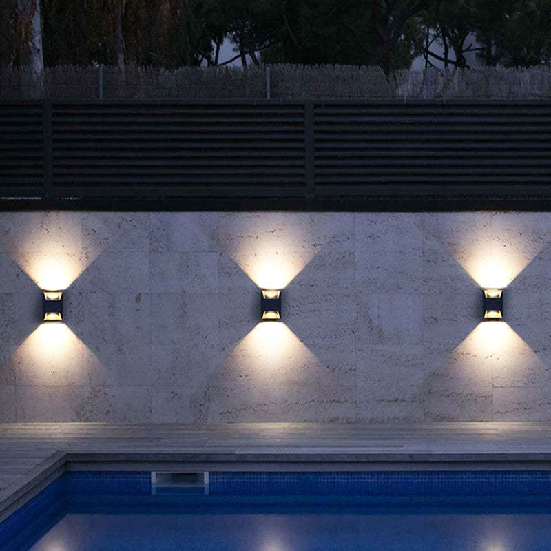 Orr Aplique de pared Exterior LED Minimalista Metal para Jardín Pasillo y Terraza