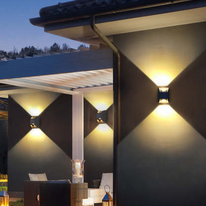 Orr Aplique de pared Exterior LED Minimalista Metal para Jardín Pasillo y Terraza