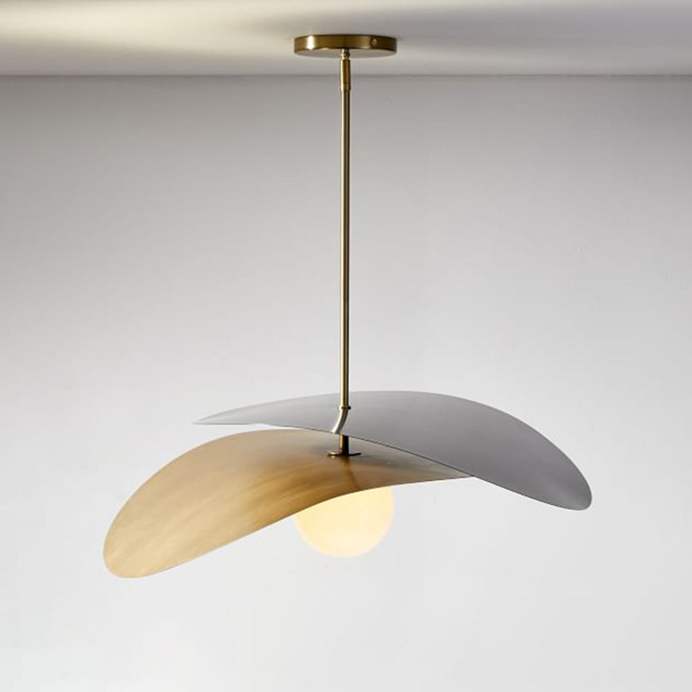 Carins Diseño Geométrica Metal Lámpara Colgante Dorada