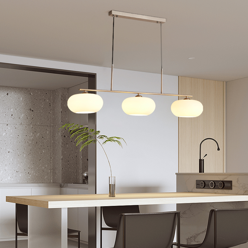 Hailie Multi Lámpara Colgante Moderna Vidrio/Metal Blanco Salón