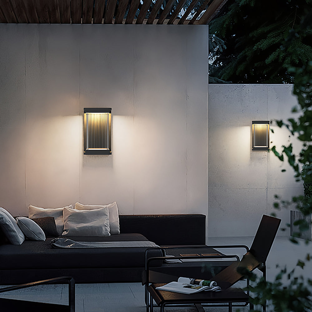Orr Lámpara de pared exterior minimalista para balcón y terraza