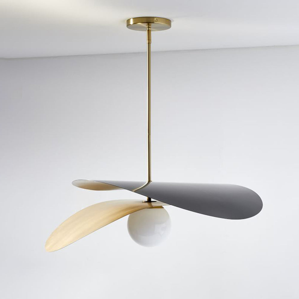 Carins Diseño Geométrica Metal Lámpara Colgante Dorada