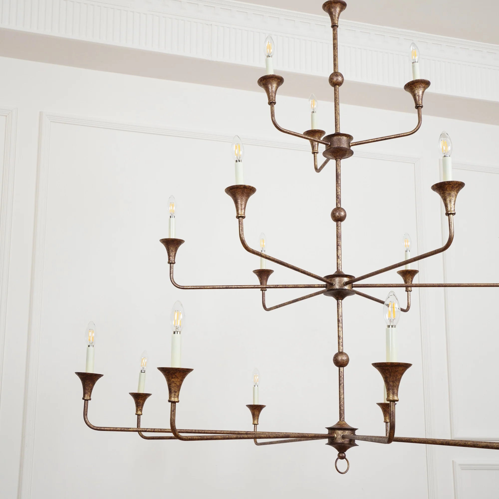 Axis Brass Chandelier