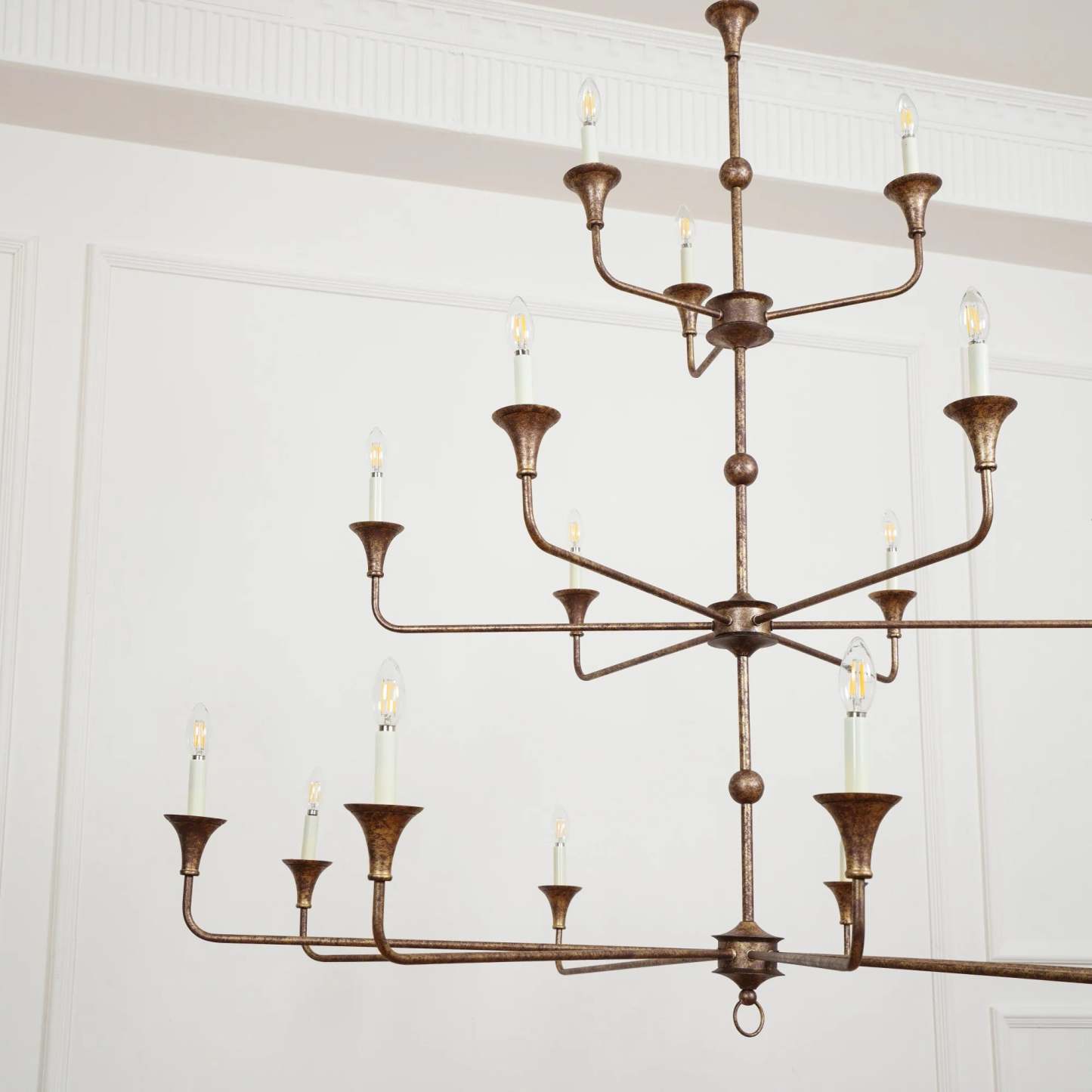Axis Brass Chandelier