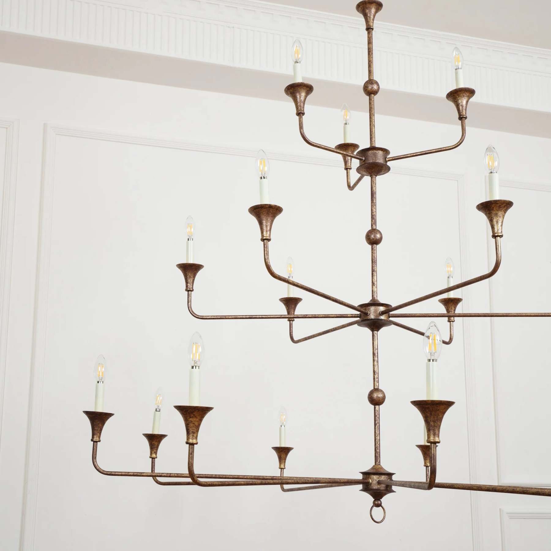 Axis Brass Chandelier