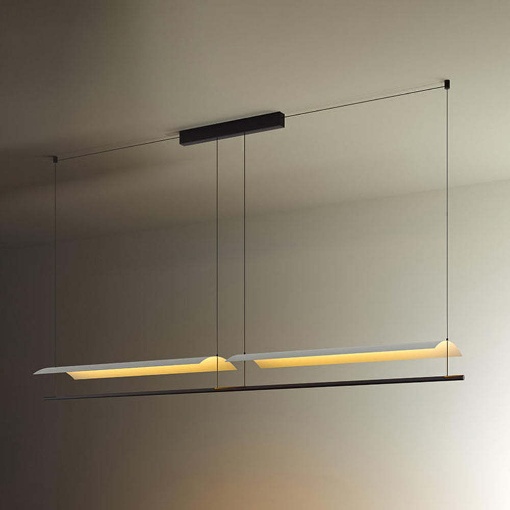 Edge Minimalista Lineal Metal/Acrílico Lámpara Colgante