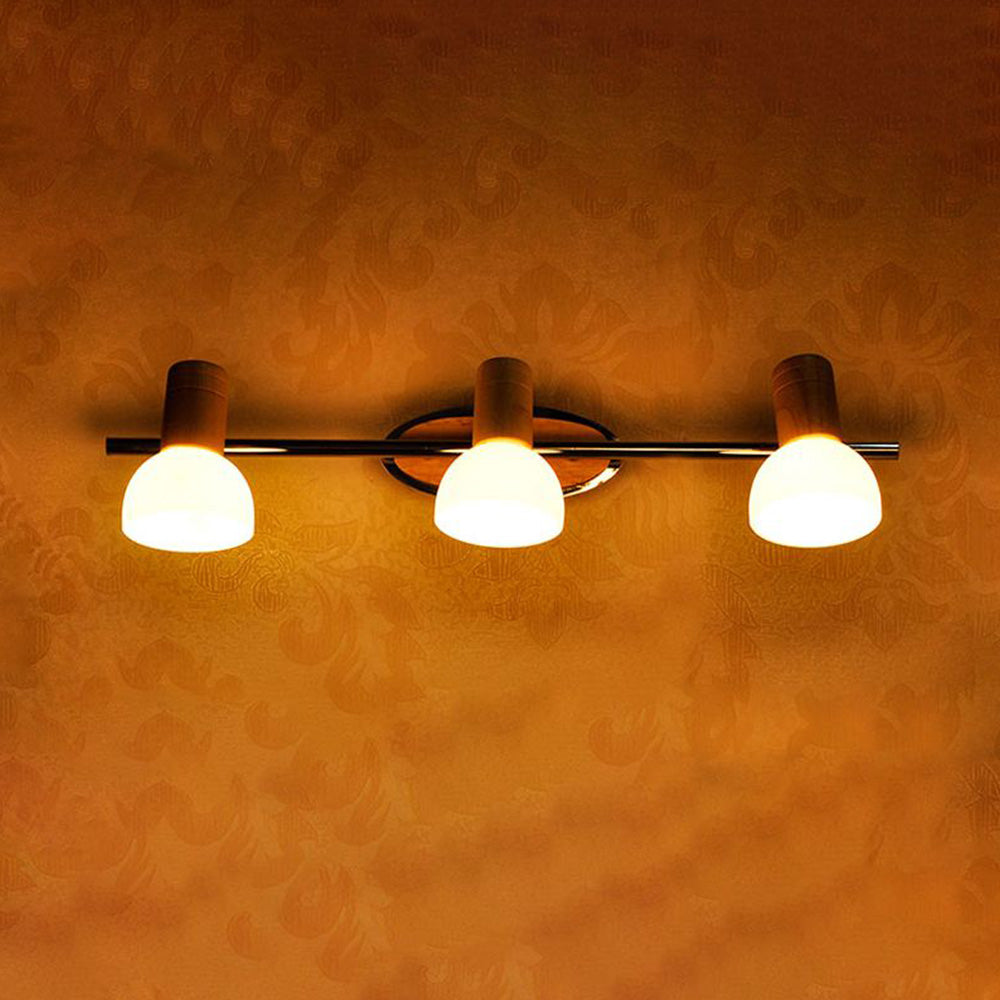 Ozawa Vintage Metal LED Aplique de Pared Madera