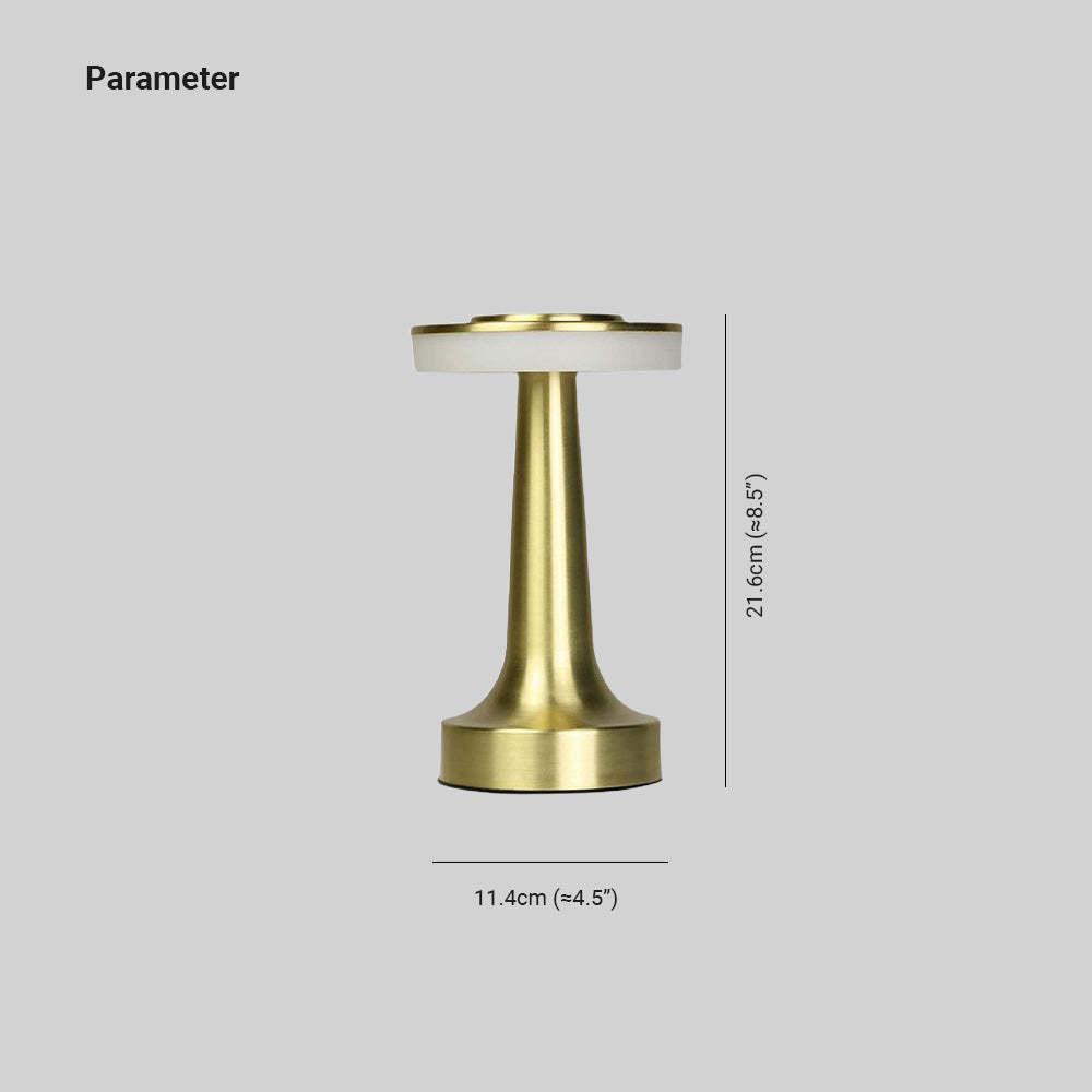 Salgado Moderna Minimalista Lámpara de Mesa Plata/Oro Rosa/Oro