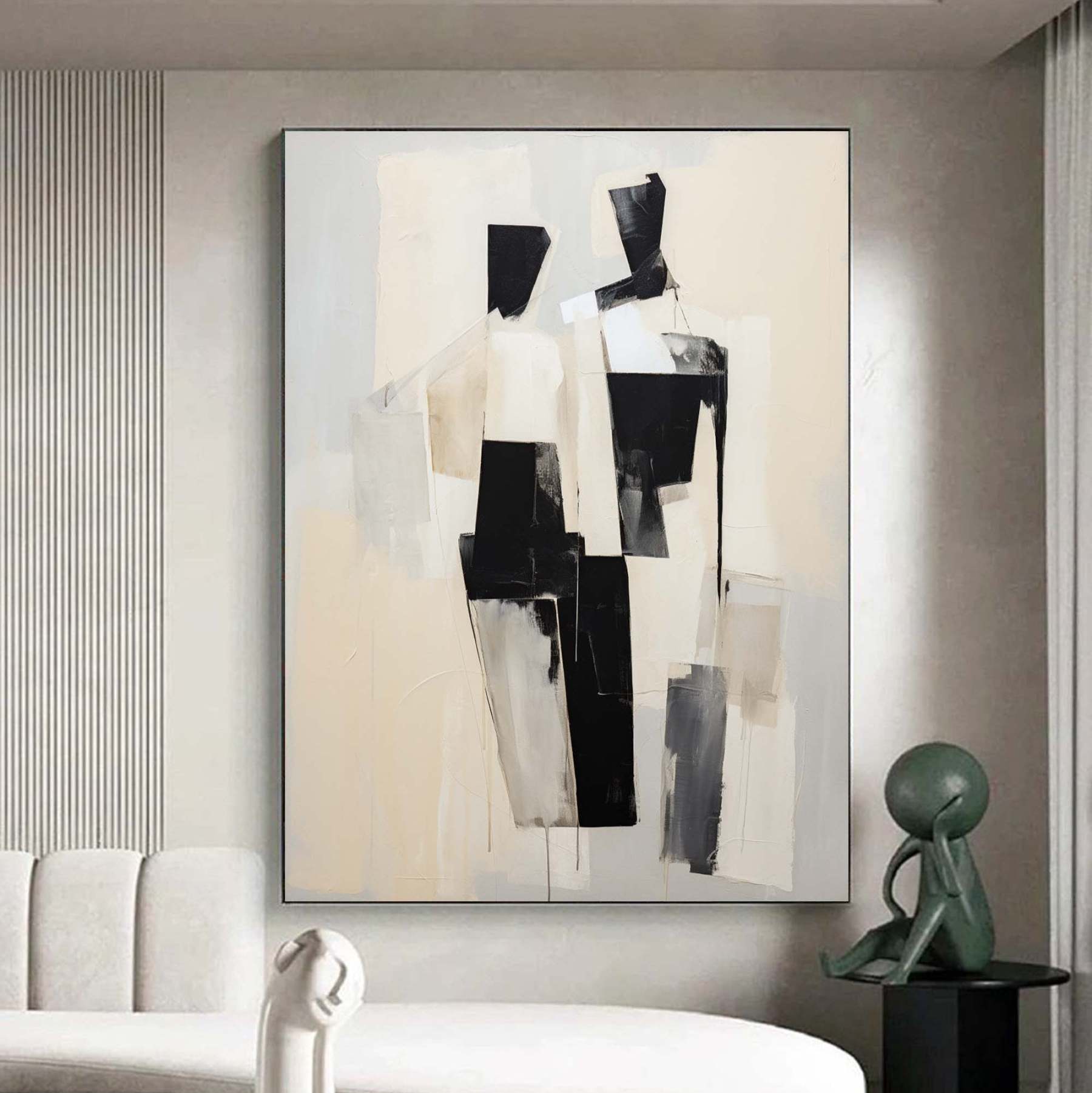 Arte De Retrato Abstracto #MS055