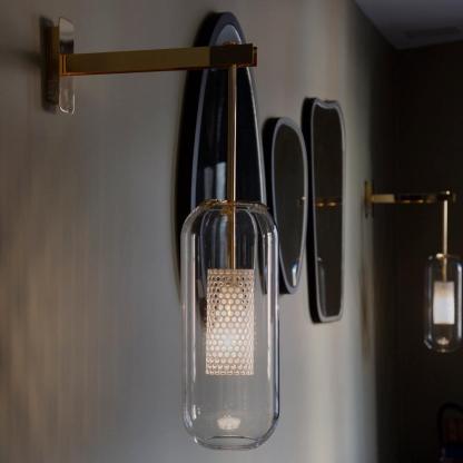 Verona Modern Glass Wall Light