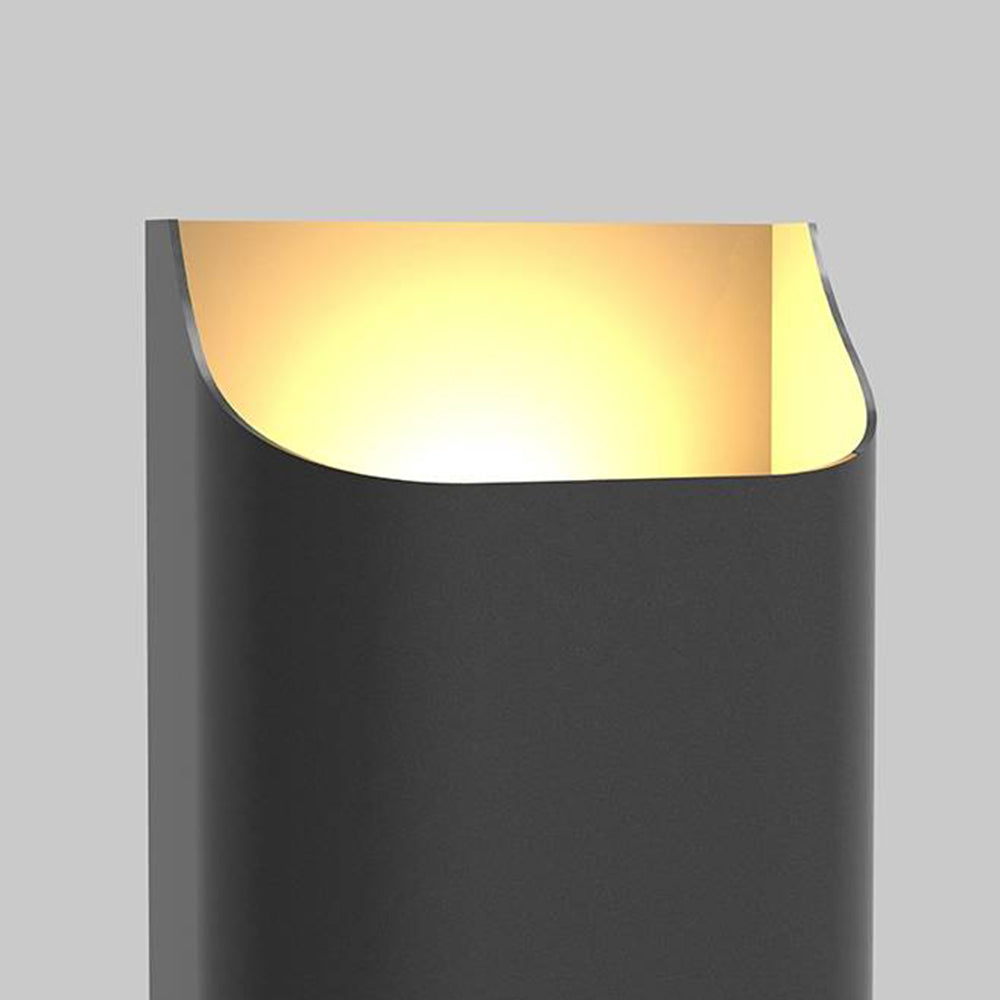 Orr Moderno LED Solar Aplique Exterior Metal Jardín Terraza Pasillo