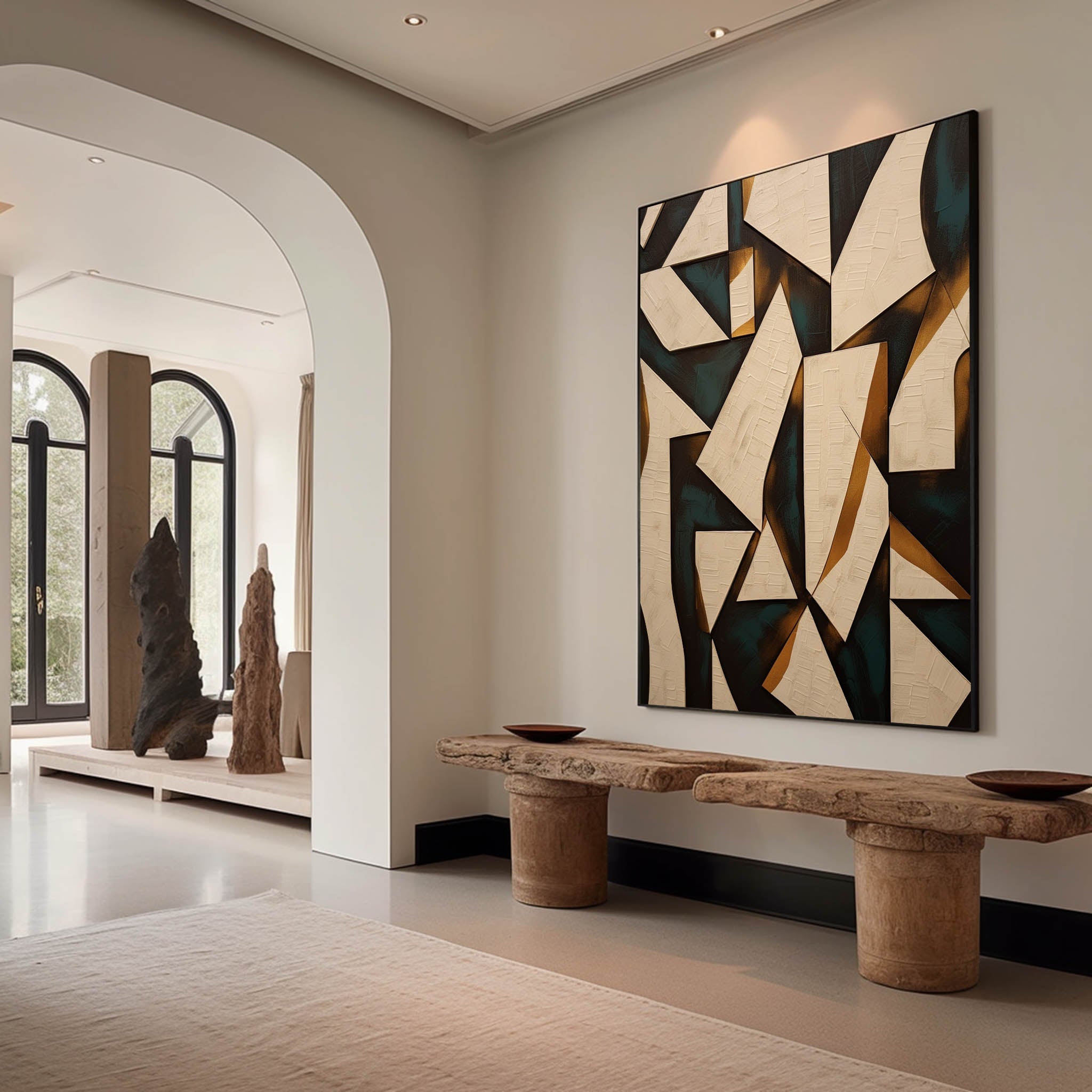 Arte Abstracto Wabi-Sabi #MS101