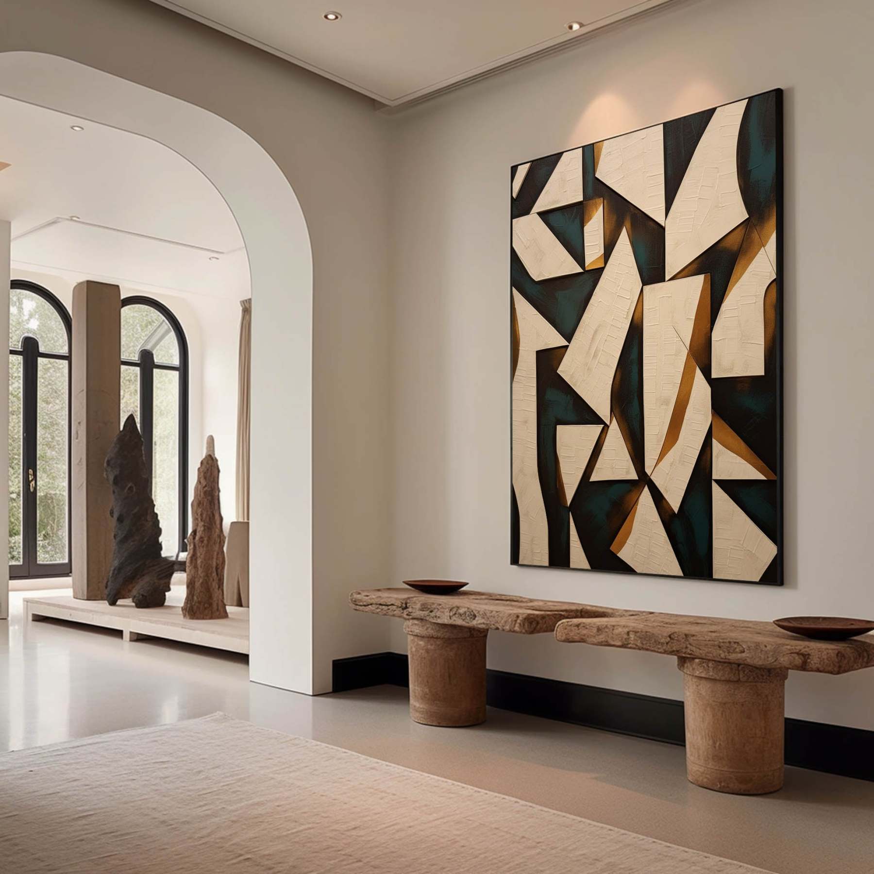 Arte Abstracto Wabi-Sabi #MS101