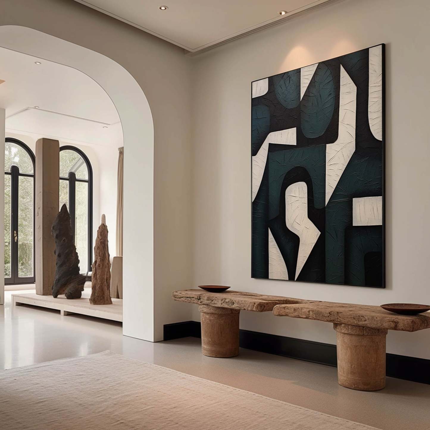 Arte Abstracto Wabi-Sabi #MS096