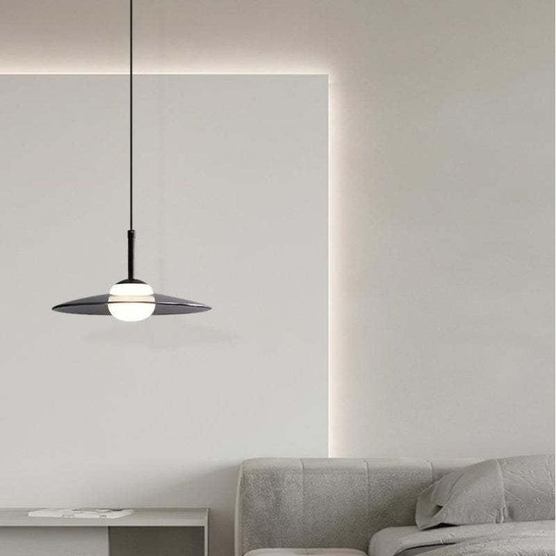 Cairns Design Largo Lámpara Colgante Metal Vidrio Dormitorio Comedor