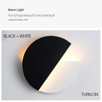 Drehbare Wall Lamp Blanco/Negro LED para Dormitorio y Salón